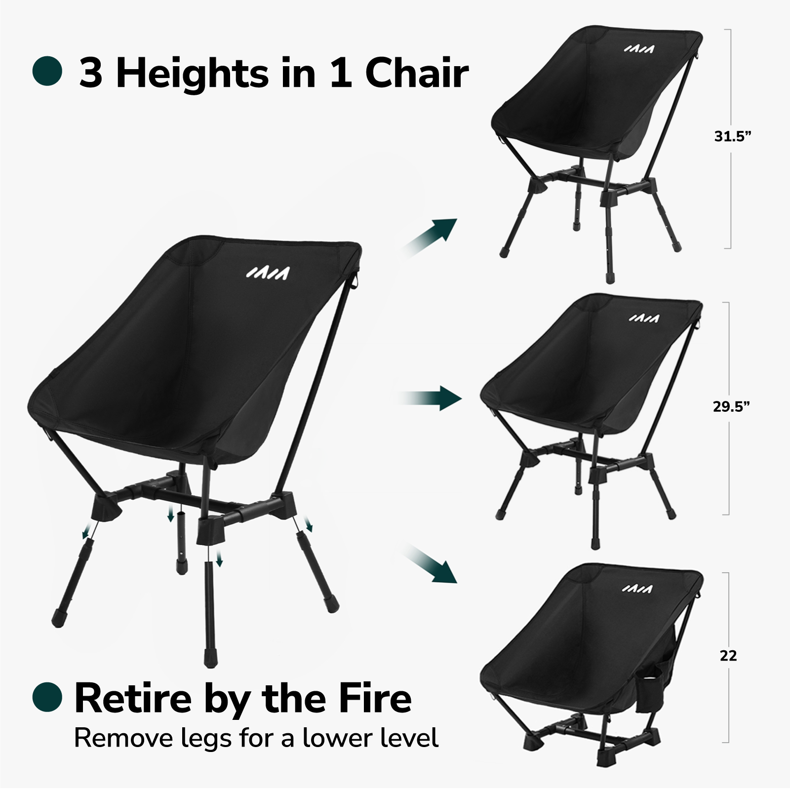 3 legged folding chair with back hotsell