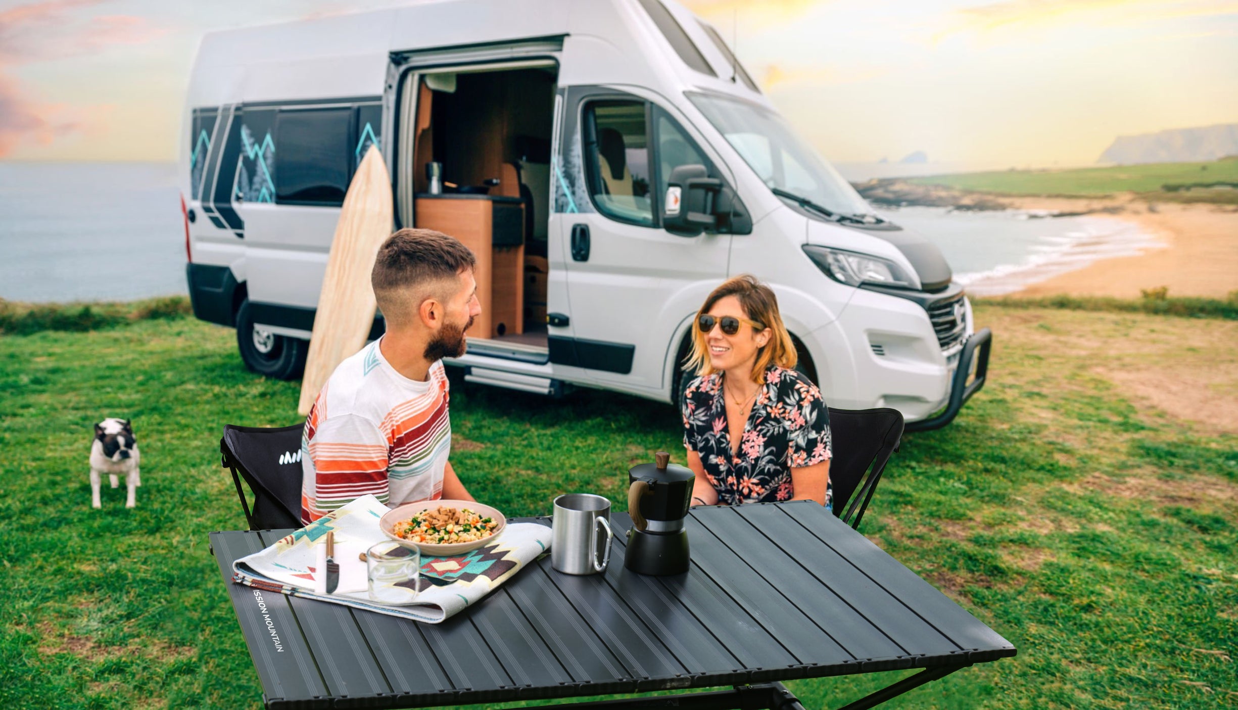 Mission Mountain S4 Camping Table, Outdoor Folding Table with Carry Ba