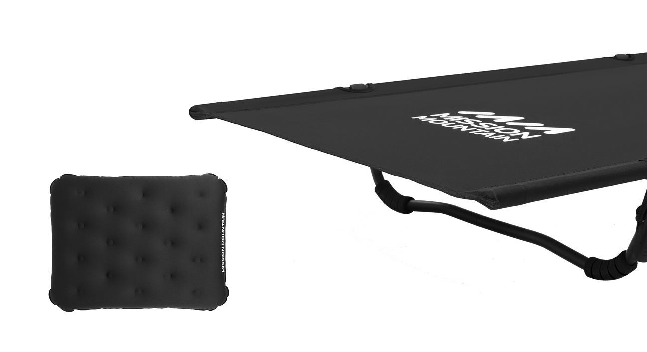 A4 Ultralight & Versatile Cot with Free Pillow Mission Mountain