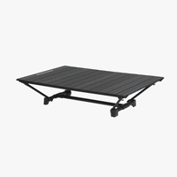 S4 Camping Table, Outdoor Folding Table with Adjustable Legs
